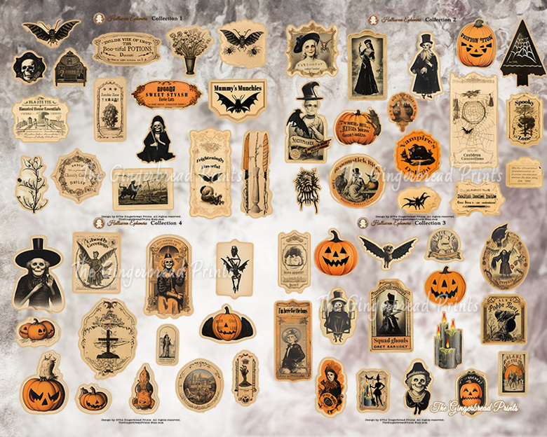 MYSTICAL EPHEMERAL AN ENCHANTING VINTAGE STICKER BOOK