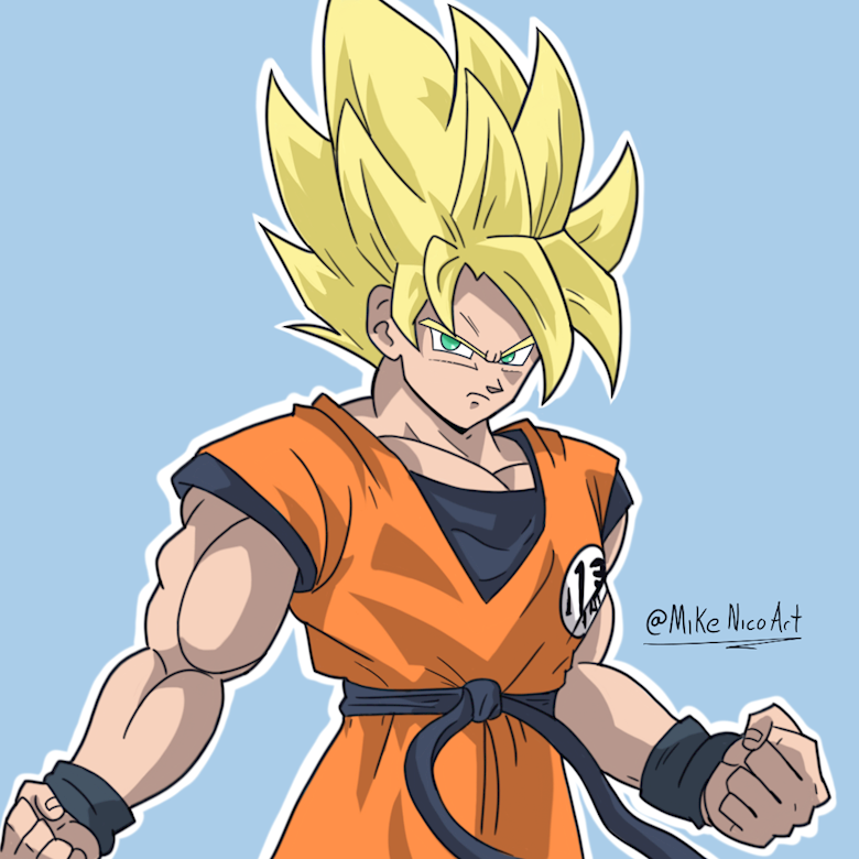 Super Saiyan Goku - Mike Nico's Ko-fi Shop - Ko-fi ❤️ Where