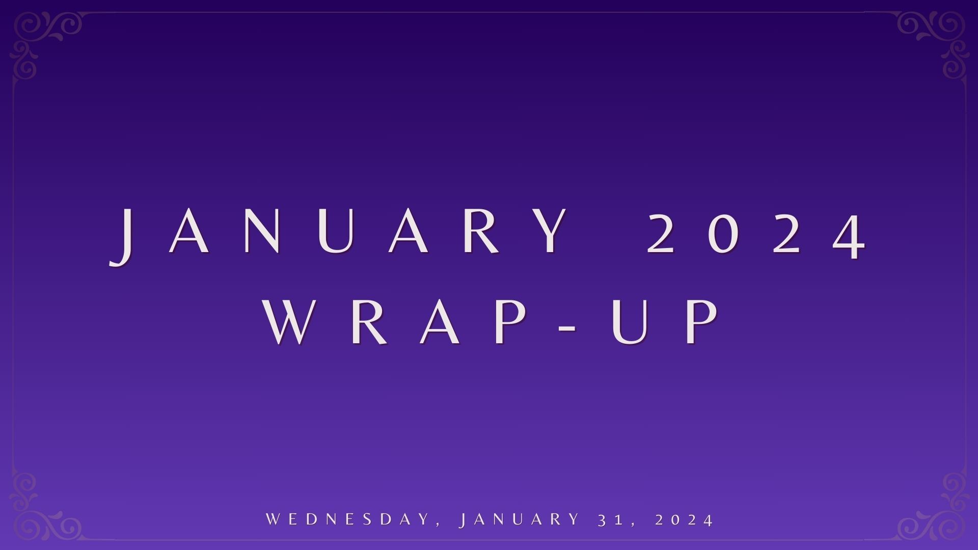 January 2024 WrapUp Kofi ️ Where creators get support from fans