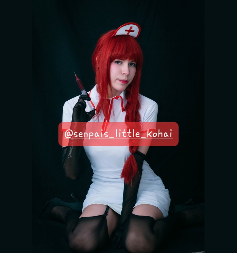 Makima (nurse Version) Cosplay Photoset - Senpais_little_kohai's Ko-fi ...