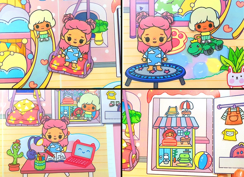 Toca Boca My Talking Angela Mini House - pinkpingdoll's Ko-fi Shop