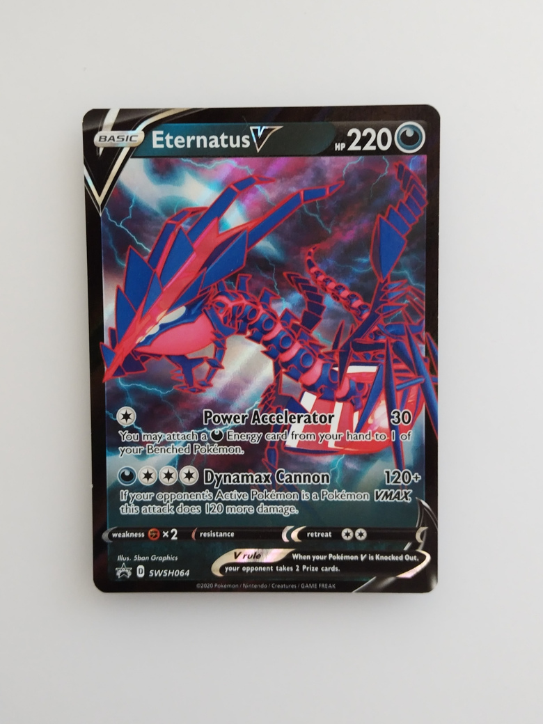 Pokemon Sword Shield Eternatus V Black Star Promo Swsh Pokemon