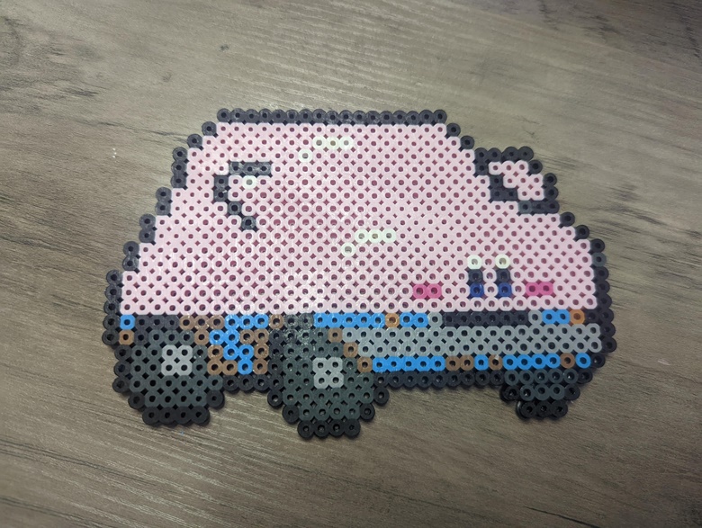 Kirby hot sale perler beads