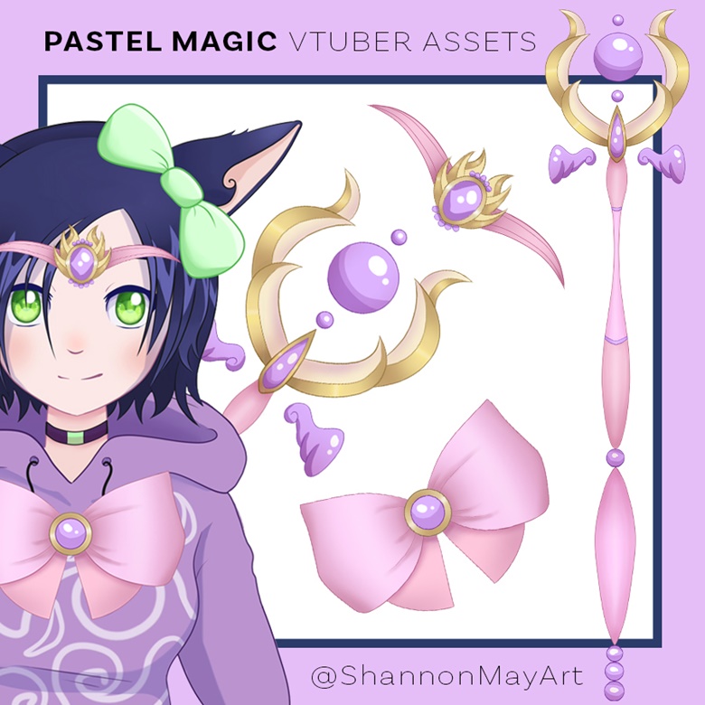 Vtuber Asset Pastel Magic Set Shannon May Art Smays Ko Fi Shop Ko Fi ️ Where Creators