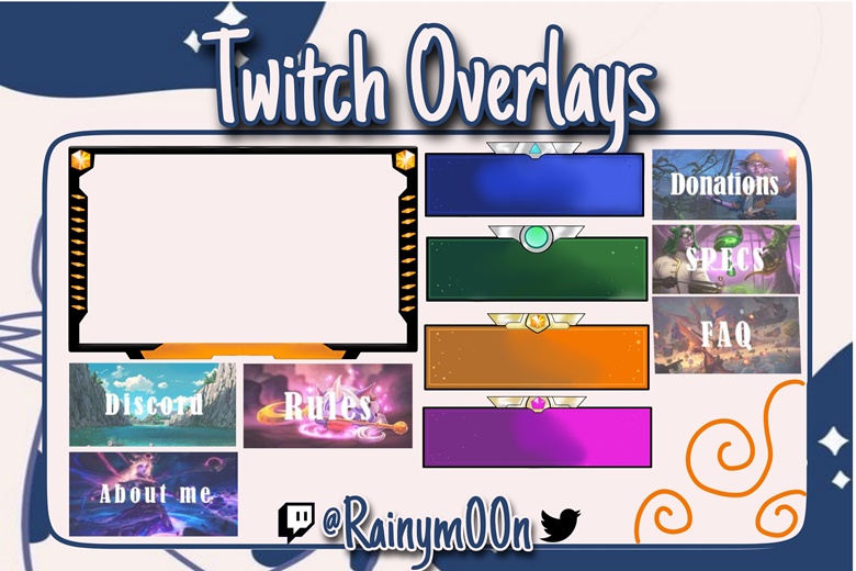 TFT Stream Overlays for Twitch,  & More