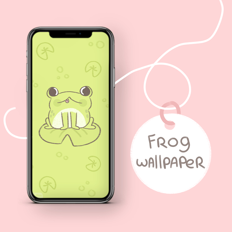 Cre laura Iphone wallpaper kawaii Cute cartoon wallpapers Frog wallpaper  Wallpaper Download  MOONAZ