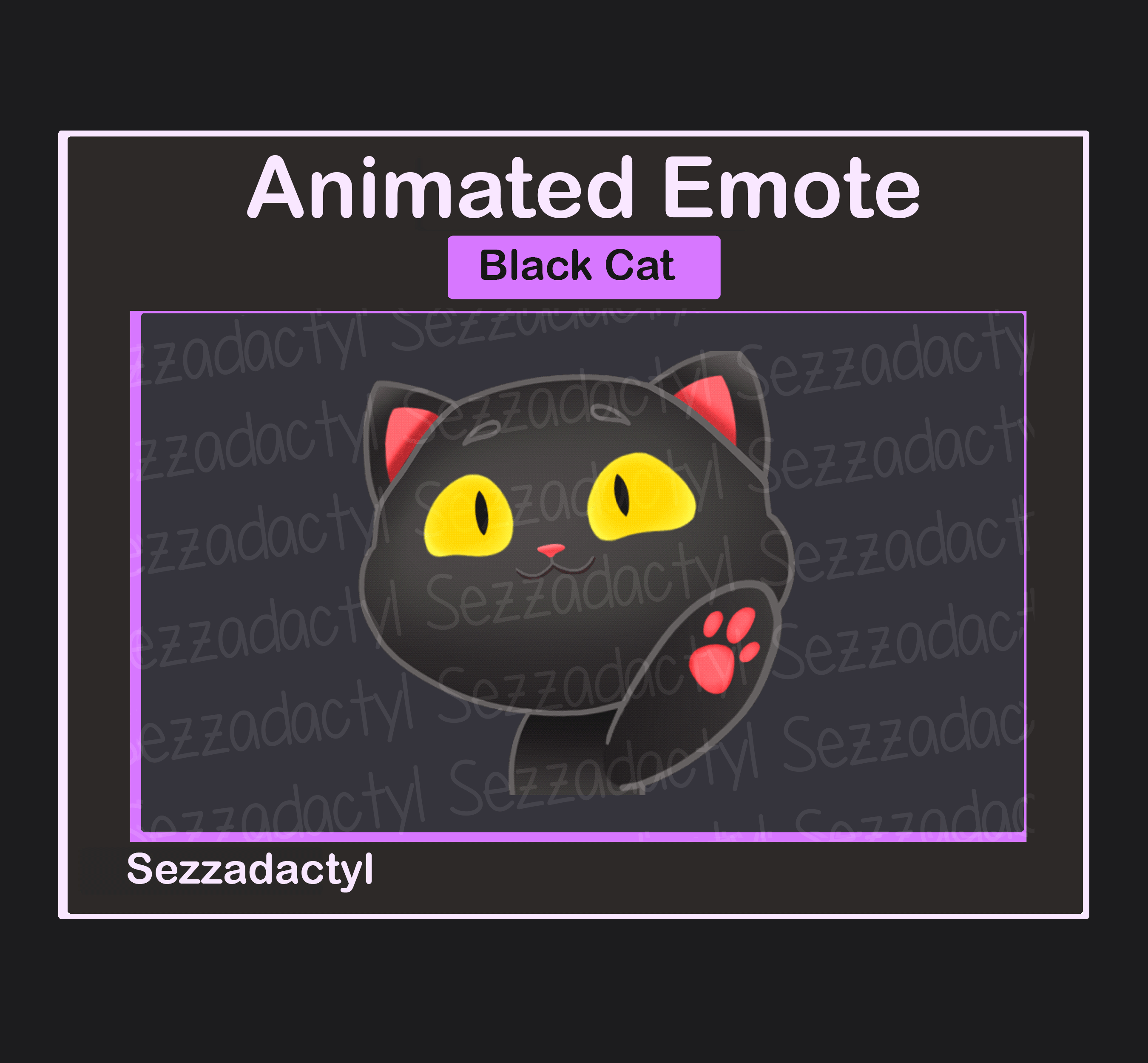 animated black cat gifs