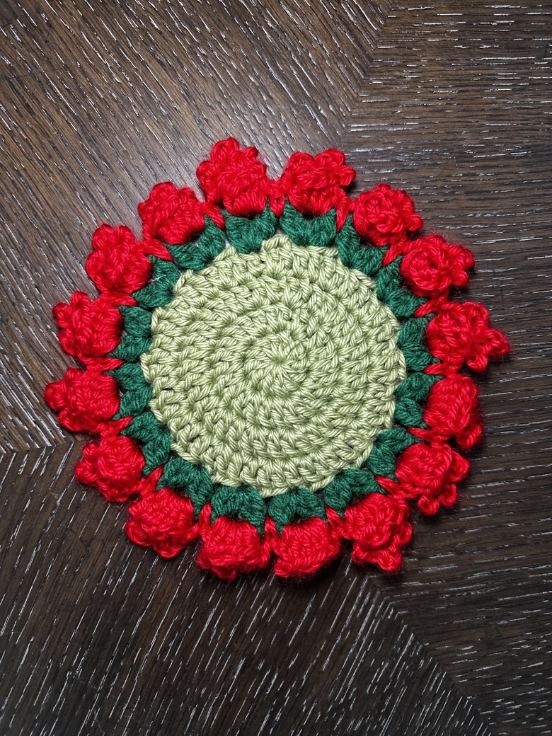 2 1 Crochet Flower Bouquet Coaster Natalie Hernandez s Ko fi