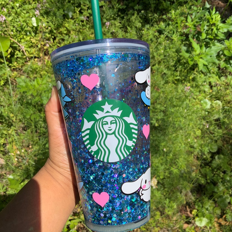 Acrylic Cinnamoroll Starbucks Cup - Xime's Customs's Ko-fi Shop - Ko-fi ...