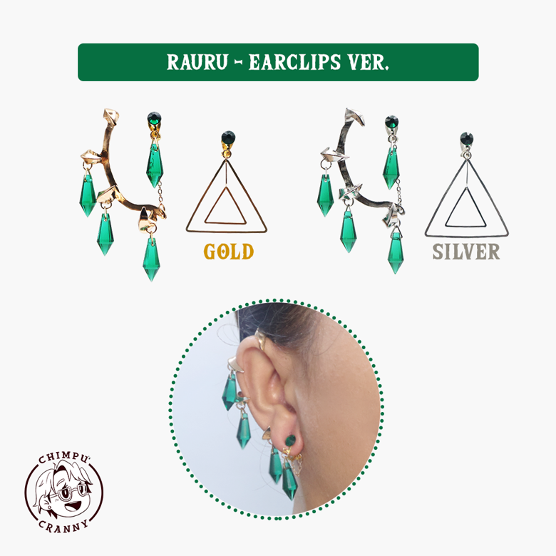 TOTK Zelda-inspired Zonai Ear Cuff Fashion Earrings