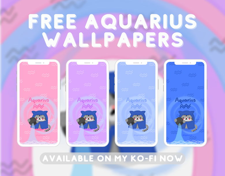 Download Free Aquarius Background  PixelsTalkNet