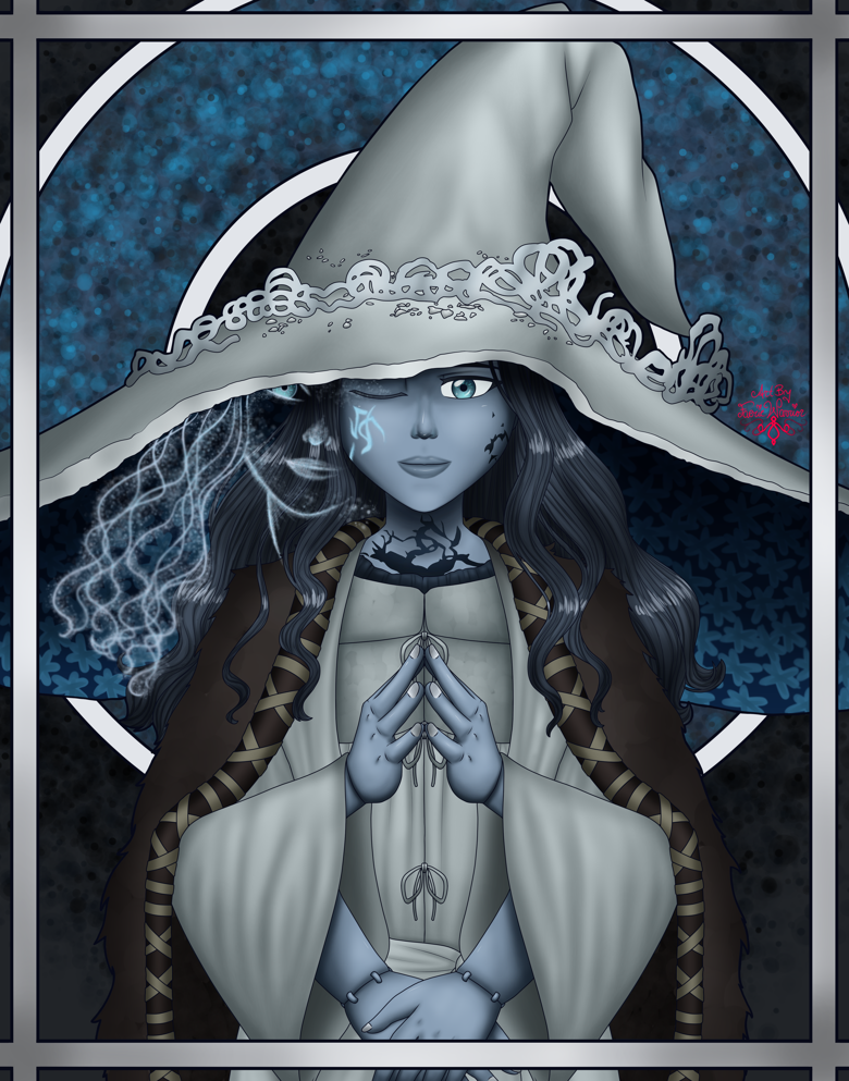 Exclusive ELDEN RING art print of Ranni The Witch