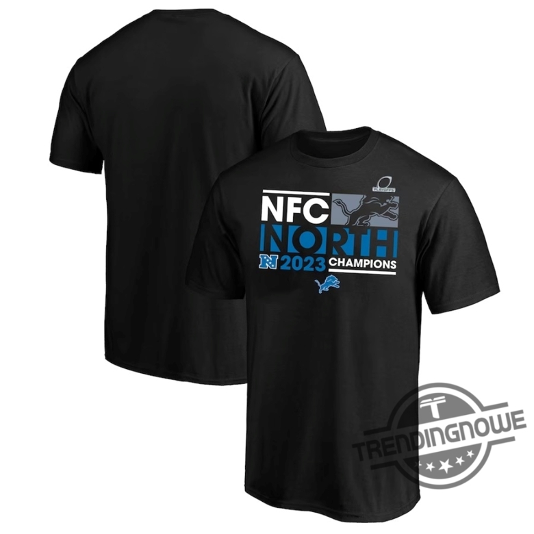 Detroit Lions Nfc North Champions Shirt Lions Division Champs Shirt Nf ...