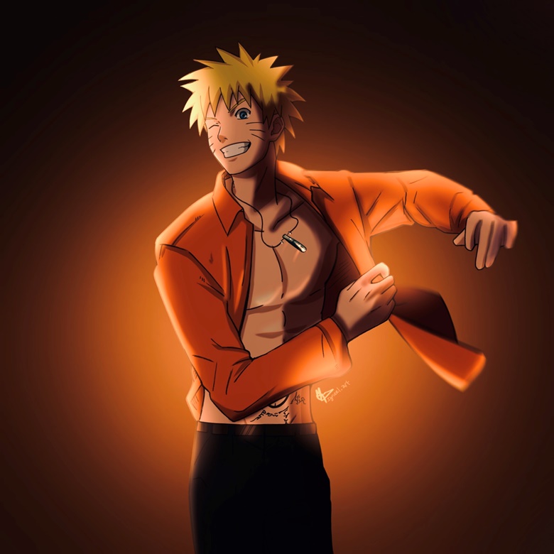 Download Naruto Uzumaki Hokage Cloak Wallpaper