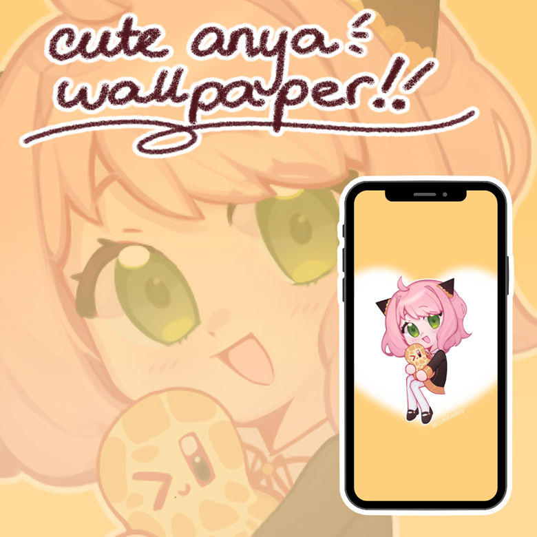 Live Anya Forger Cute Anime Phone Wallpaper