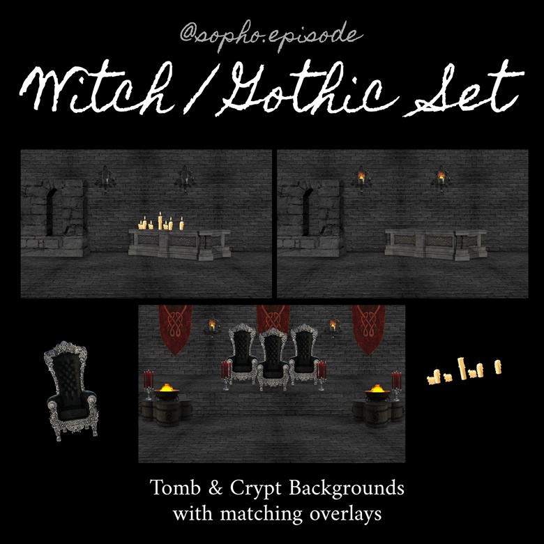 Fancy Gothic Couch - AQW