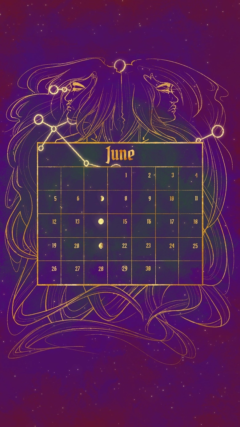 June zodiac wallpapers for iPad, Desktop and Phones - Reach's Ko-fi ...