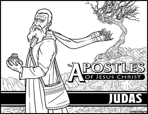 The Apostles of Jesus Christ Coloring Page Bundle Pack - The Heroes of