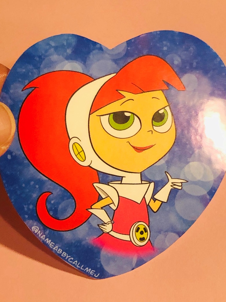 Atomic Betty Cartoon Network Galaxy Heart sticker - nameabbycallmej's ...