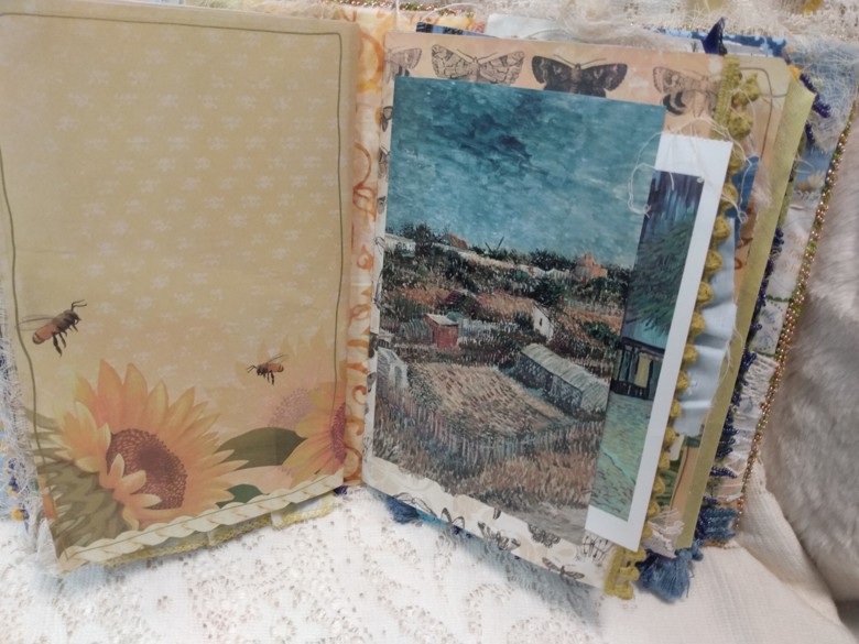 Memories of Van Gogh Junk Journal By Yvette Quale - Yvette's Junk ...