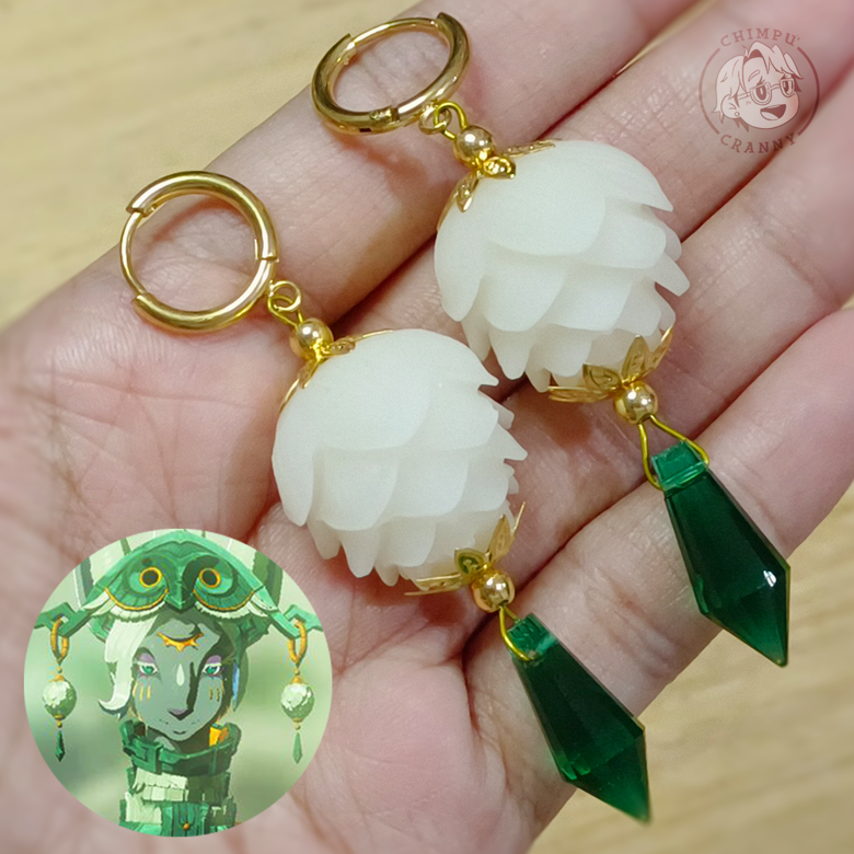 TOTK Zelda-inspired Zonai Fashion Earrings - Chimpukampu's Ko-fi Shop ...