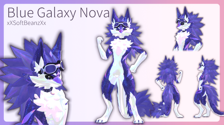 Purple and Blue Galaxy NovaBeast Texture - xXSoftBeanzXx's