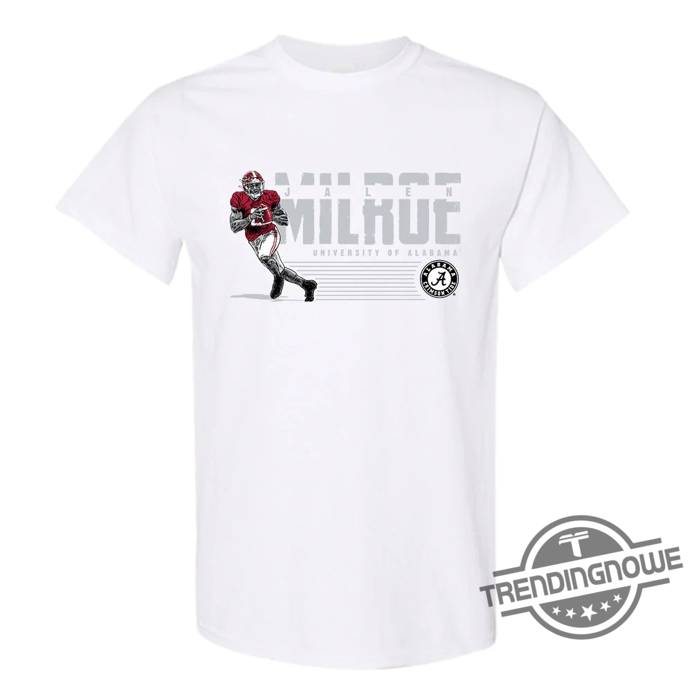 Lank Alabama Shirt Jalen Milroe Bama Football Shirt Ncaa Football T Sh ...