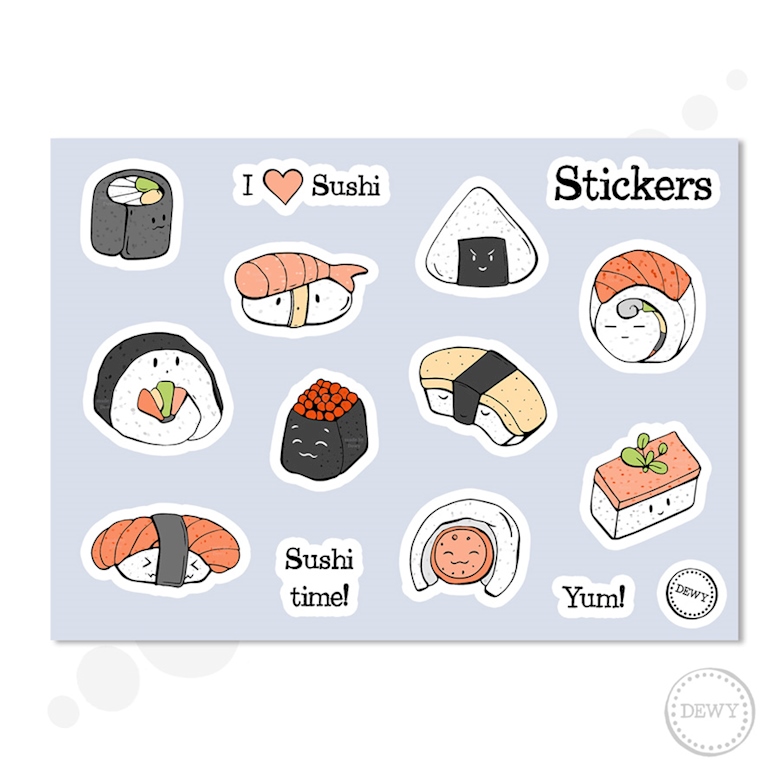 Mini Sticker Sheet Kawaii Panda Planner Stickers 