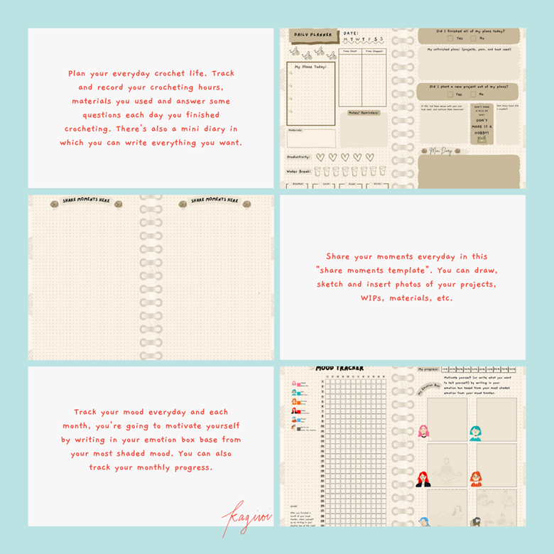 NEUTRAL) DIGITAL CROCHET JOURNAL/ PLANNER - riri's Ko-fi Shop - Ko-fi ❤️  Where creators get support from fans through donations, memberships, shop  sales and more! The original 'Buy Me a Coffee' Page.