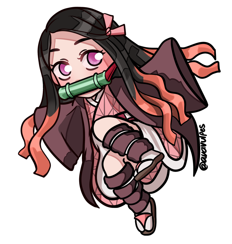 Nezuko Sticker - Ava Cota's Ko-fi Shop - Ko-fi ️ Where creators get ...