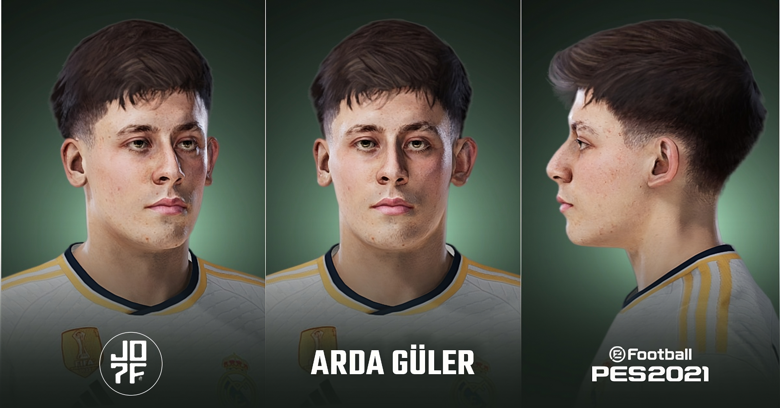 Arda Güler - PES 2021 (PC MOD) - Jo7 Facemaker's Ko-fi Shop - Ko-fi ️ ...