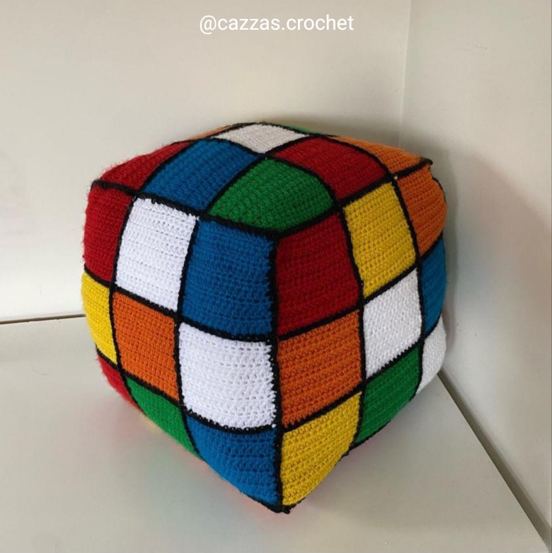 The Cube Pillow crochet pattern - nele's Ko-fi Shop - Ko-fi ️ Where ...