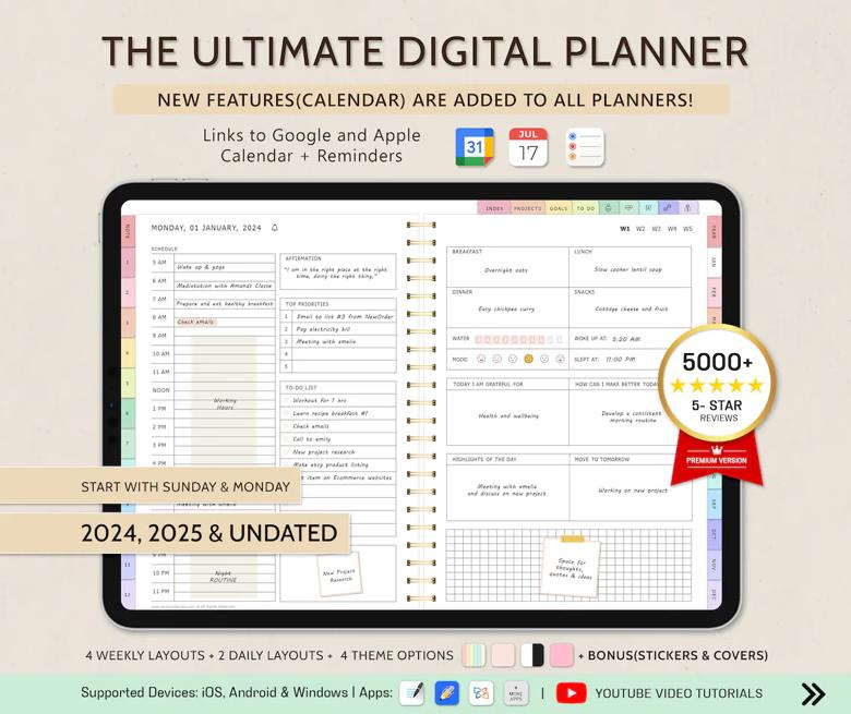 The Ultimate Premium Digital Planner - Digital Life's Ko-fi Shop - Ko ...