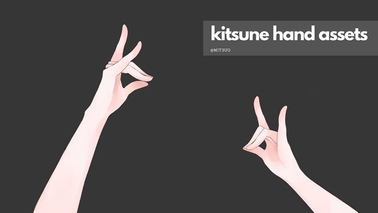 Kitsune Hands Assets 三緒mitsuo寧力 Vtuber Live2d S Ko Fi Shop Ko Fi ️ Where Creators Get