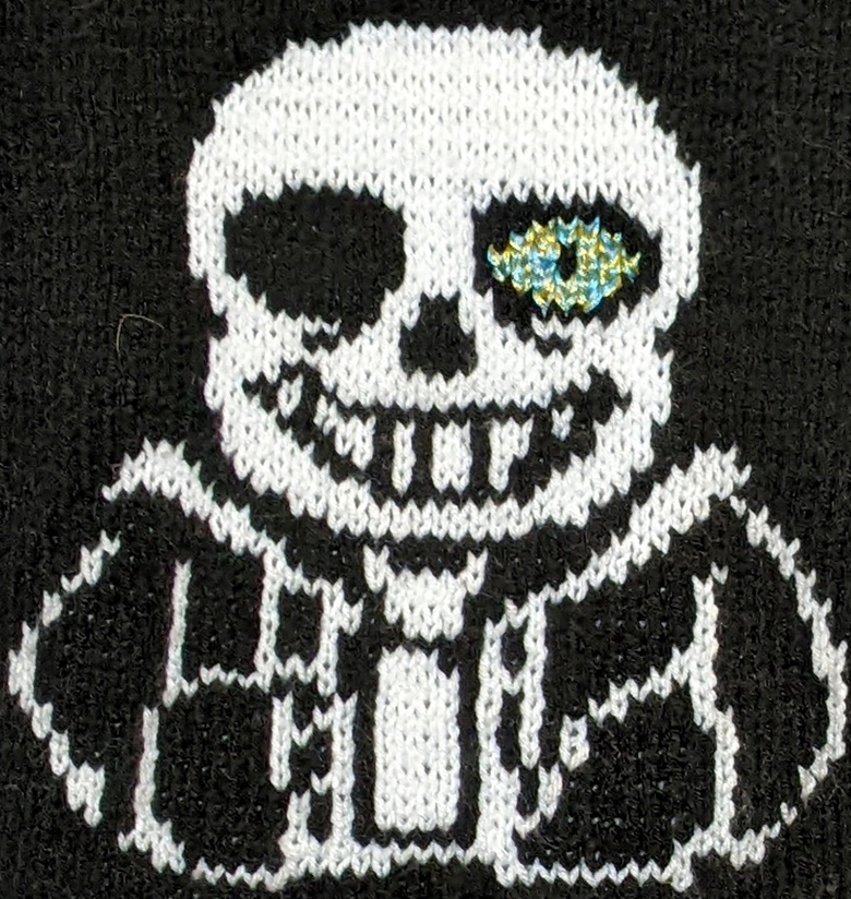 Double cross sans pixel art