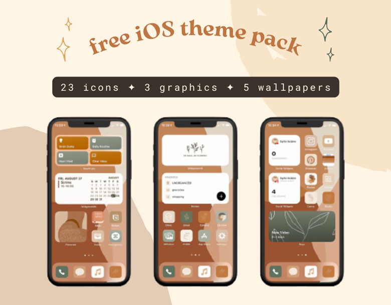 free line theme ios