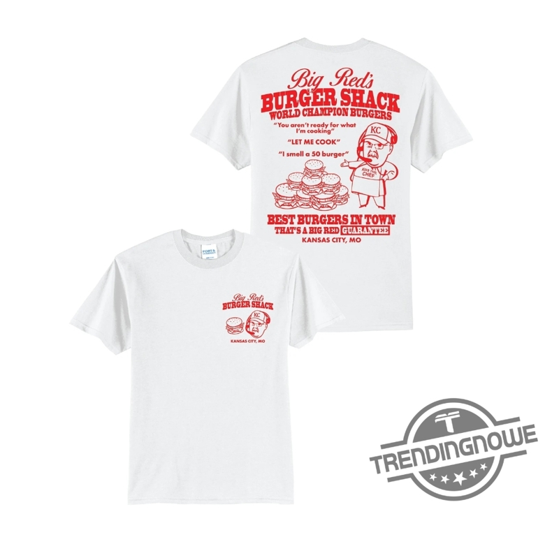 Big Reds Burger Shack Shirt Andy Reid Shirt Andy Reid Frozen Shirt - Ko ...