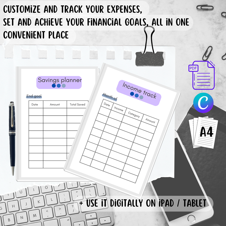 Budget Binder / Money Organizer / Budgeting Tools 