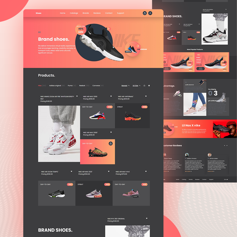 Full Nike Shoe Web App + TWO MORE FREE REACT JS APPS (Updated ...