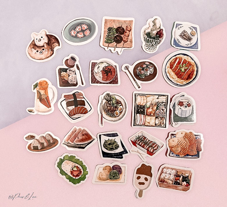 23pcs Kawaii Japanese Snacks and Food Stickers | Bullet Journaling, Travel  Stickers, iPad, iPhone, L - Pearl's Ko-fi Shop