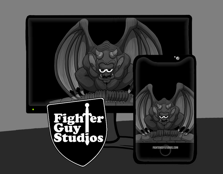 Legends of Halloween: Gargoyle Frights - AtmosFX Digital Decorations