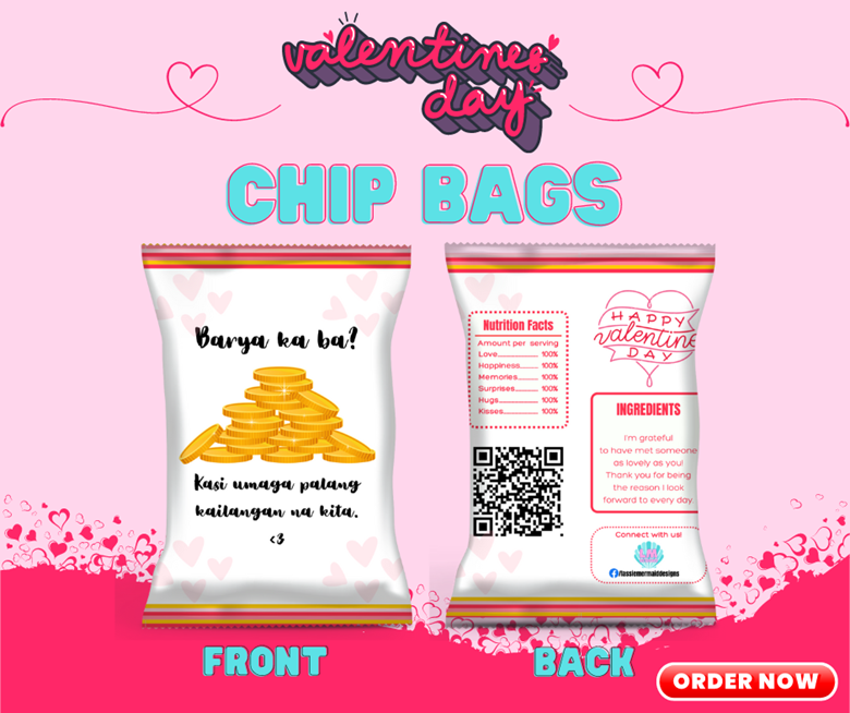 Valentine's Day Chip Bag: How To Make A Chip Bag 