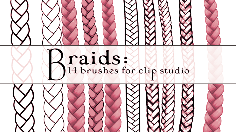Bountiful Braid Brushes for CSP - Xaotician's Ko-fi Shop - Ko-fi ❤️ Where  creators get support from fans through donations, memberships, shop sales  and more! The original 'Buy Me a Coffee' Page.