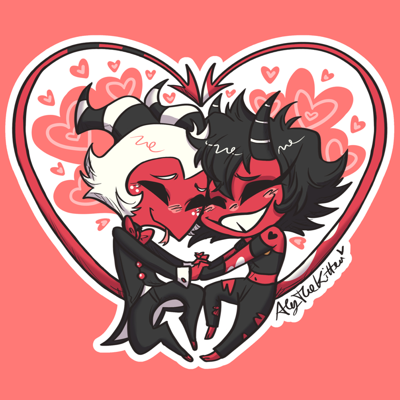 Hazbin Hotel & Helluva Boss Stickers Part2 (PREORDER) - AlyTheKitten's ...