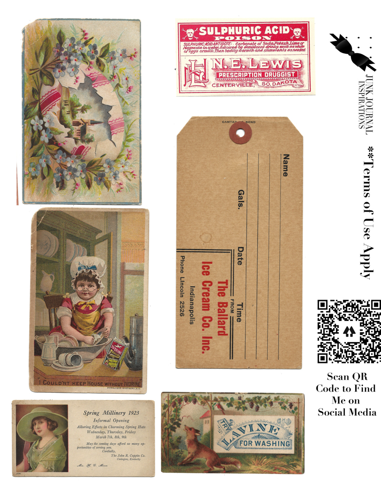FREE Digital Printable Vintage Ephemera Randomness ...