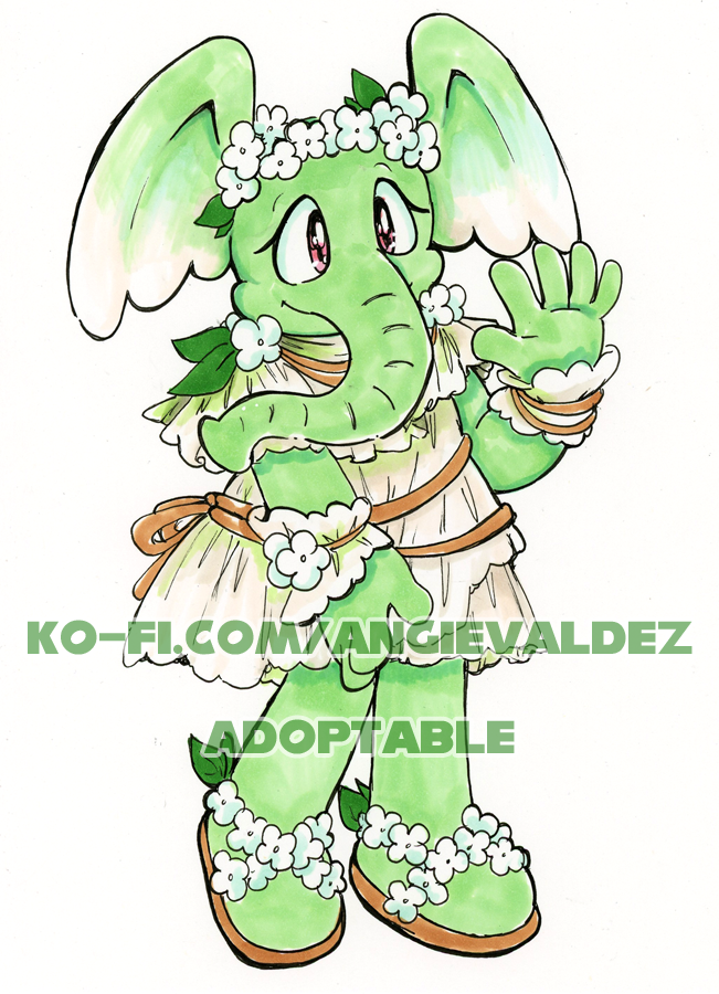 Sonic Adopt - Spring Elephant - Angie Valdez's Ko-fi Shop - Ko-fi ️ ...