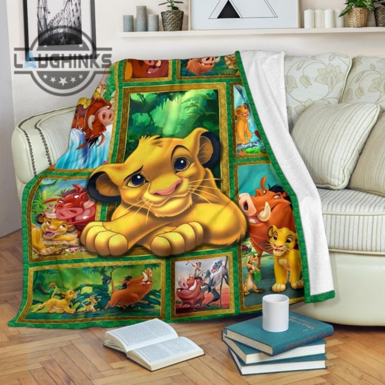 Lion king best sale plush blanket