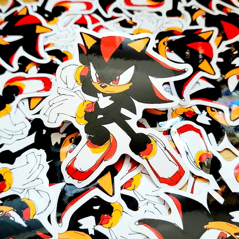 Sonic Sticker – Camilla Khau Designs