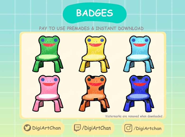 Custom Twitch and Discord Badges