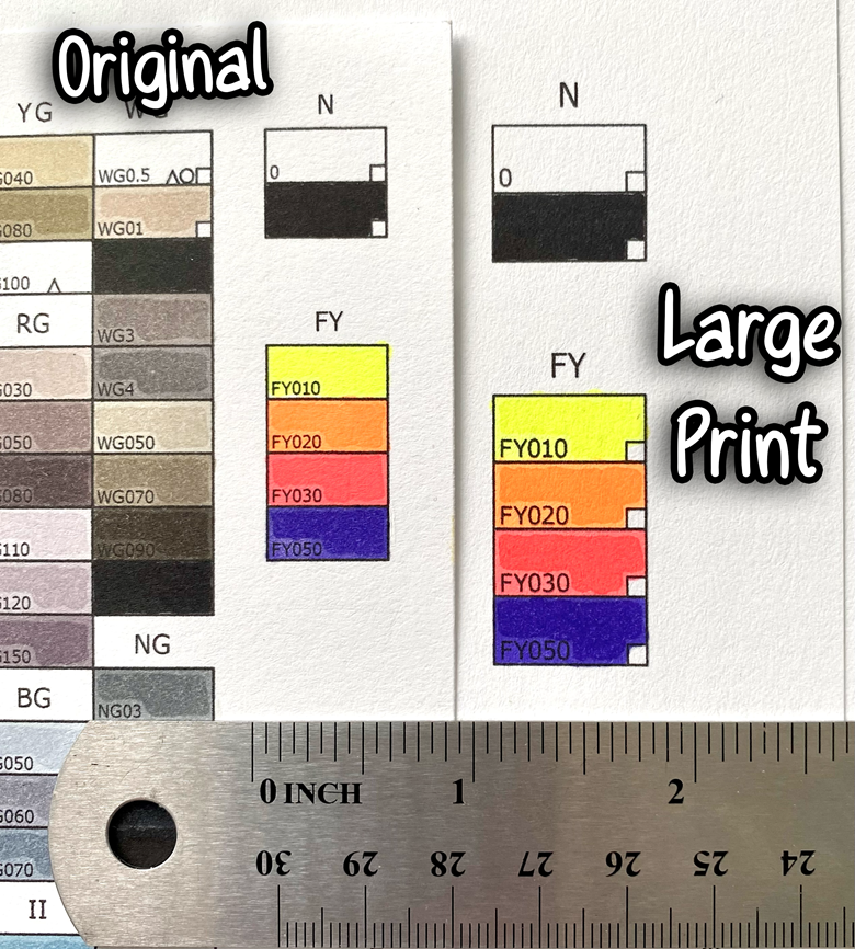 Ohuhu Honolulu 96 Colors Pastel Markers Swatch Template DIY Single Page  Color Swatch Printable Digital PDF Template Instant Download 